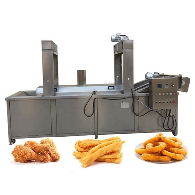 Automatic Lifting Continuous Deep Frying Machine for Customizable Frying Capacity