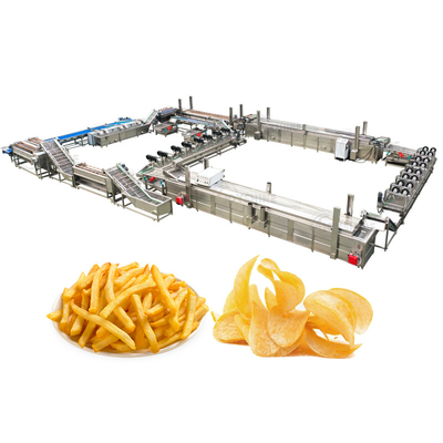 100KG Frozen Potato Chips Production Line for Water-based Chips Processing Plant